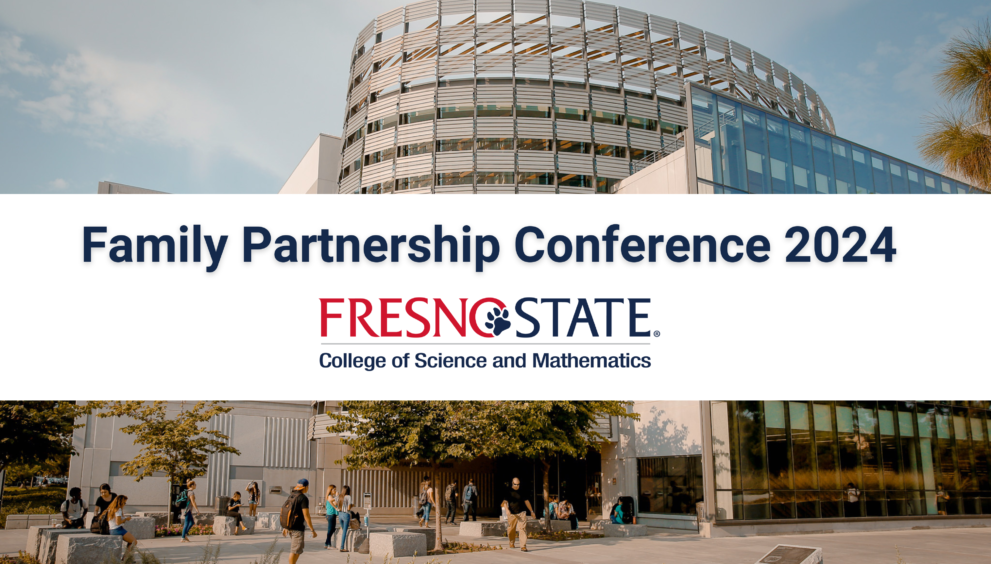 Family Partnership Conference 2024 in front of the fresno state library